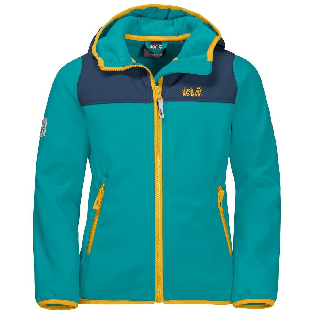 Jack Wolfskin FOURWINDS softshell μπουφαν παιδικά πρασινο | GR0302691